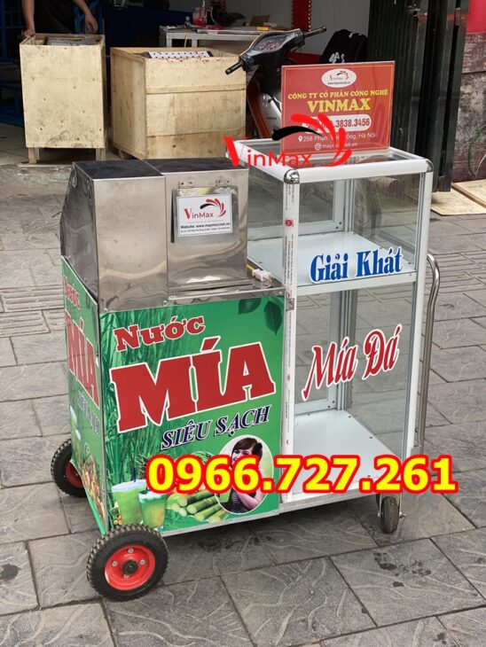 Máy ép mía tủ kính , ép mía siêu sach