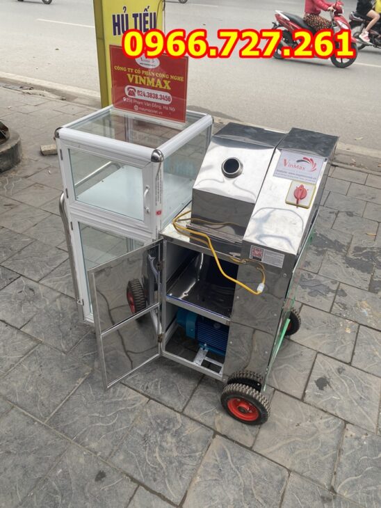Máy ép mía tủ kính , ép mía siêu sach