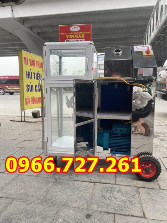 Máy ép mía tủ kính , ép mía siêu sach