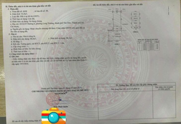 BÁN_NHÀ 86m 1T1L 2PN 2WC – Hẻm nhựa 7M, SHR, cách chợ LONG TRƯỜNG (Tp.TĐ) 500m – Chỉ 3ty690