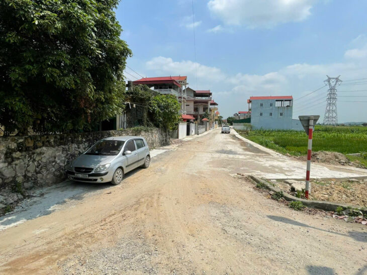 Đất quốc lộ 17 xã An Bình, huyện Thuận Thành, Bắc Ninh, đường ô tô tránh, 1422m2, miễn TG