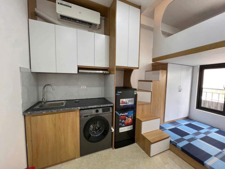 BÁN TÒA CĂN HỘ DỊCH VỤ LÔ GÓC PHỐ MỸ ĐÌNH. DÒNG TIỀN 600TR/NĂM. 6 TẦNG THANG MÁY THIẾT KẾ 10 PHÒNG