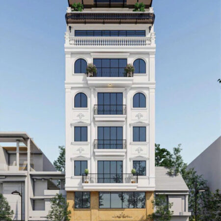 Bán toà nhà VP Nguyễn Chí Thanh – 85m x 7 tầng thang máy, ôtô đỗ cửa, MT 8m