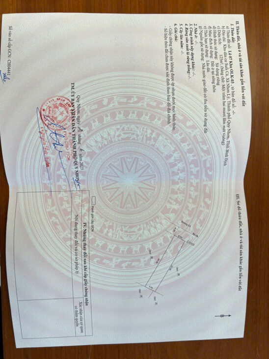 CHÍNH CHỦ BÁN GẤP LÔ ĐẤT 125M2 -KHU DÂN CƯ SUỐI CẢ -THÀNH PHỐ QUY NHƠN -TỈNH BÌNH ĐỊNH