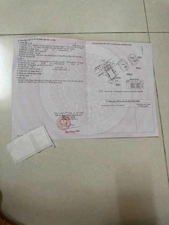 Siêu phẩm 4 lầu quận 1