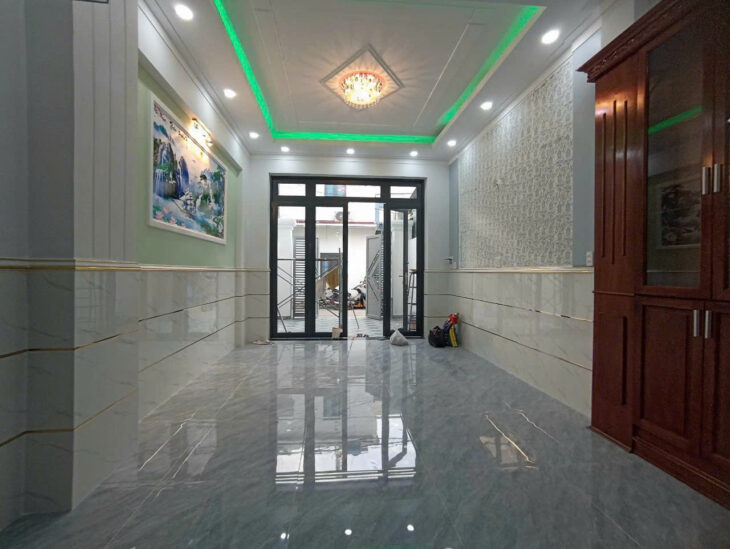 BÁN NHÀ MẶT PHỐ BÌNH HƯNG HÒA B, BÌNH TÂN – 5.7 TỶ – 72M2 – 3 TẦNG – 4PN – 5WC