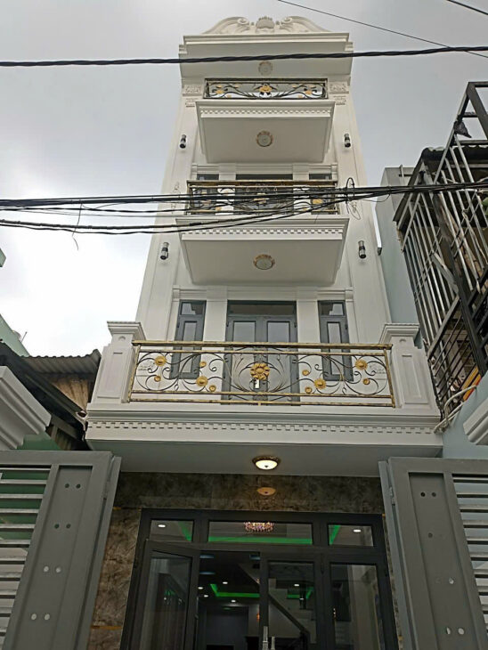 BÁN NHÀ MẶT PHỐ BÌNH HƯNG HÒA B, BÌNH TÂN – 5.7 TỶ – 72M2 – 3 TẦNG – 4PN – 5WC