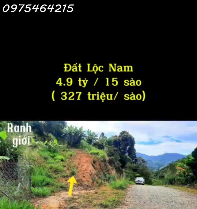 Thôn 10, xã Lộc Nam, huyện Bảo Lâm, Lâm Đồng • Mặt tiền đường nhựa hơn 200m,15 sào đất vườn sầu