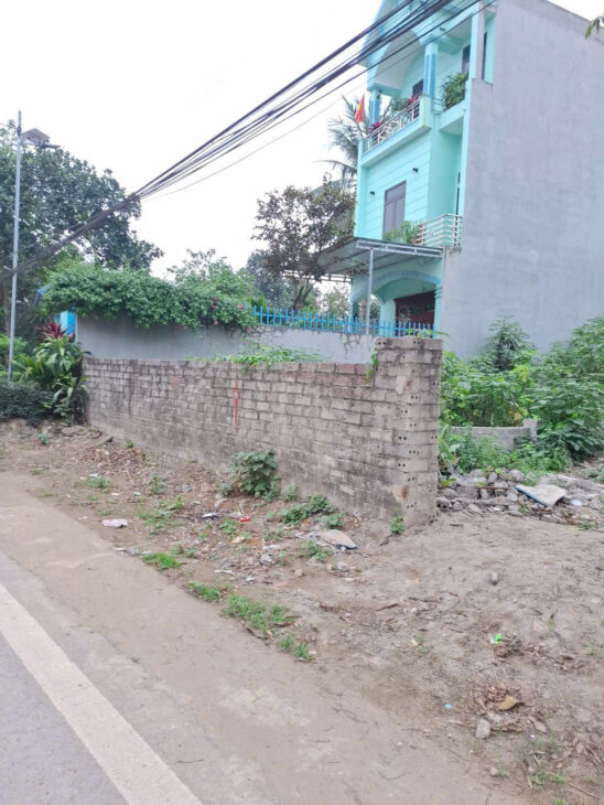 Bán đất mặt đường to 102 m2 gần KCN Cao Hòa Lạc – ĐH Quốc Gia, giá chỉ 2.2 tỷ