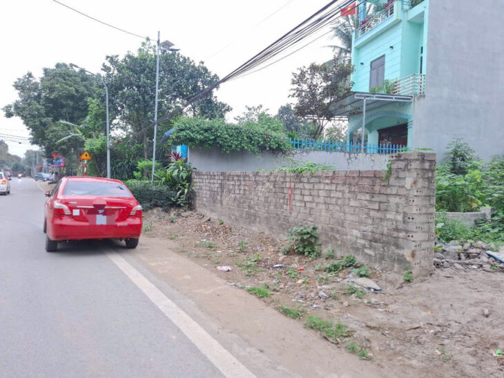 Bán đất mặt đường to 102 m2 gần KCN Cao Hòa Lạc – ĐH Quốc Gia, giá chỉ 2.2 tỷ