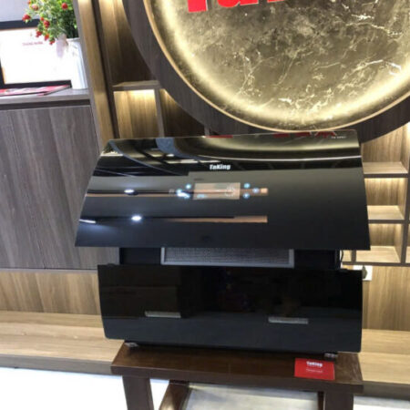 Máy Hút Mùi Kiểu Dáng Kính Vát TK 999H TaKing Cap Cấp, Sang Trọng, Thiết Kế Tinh Tế