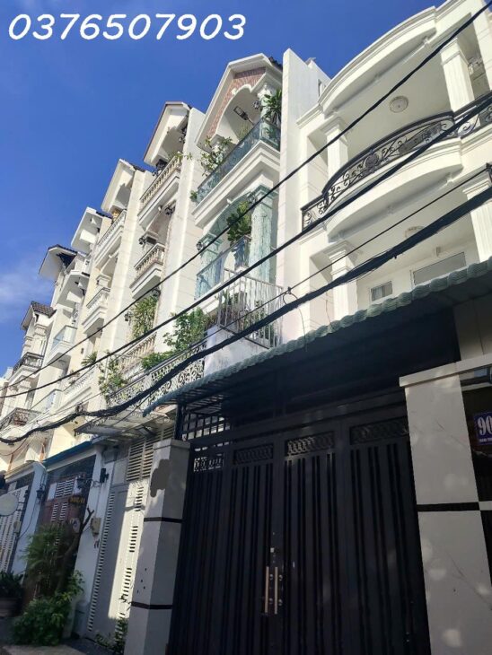 NHÀ 3TẦNG 1/ QUANG TRUNG P8 GV- 65.5M2 (4X16.5)- HẺM XE HƠI- ĐANG CHO THUÊ