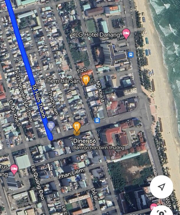 BÁN CẶP ĐẤT TRẦN THANH MẠI, SÁT BIỂN MỸ KHÊ, THÍCH HỢP XÂY CĂN HỘ