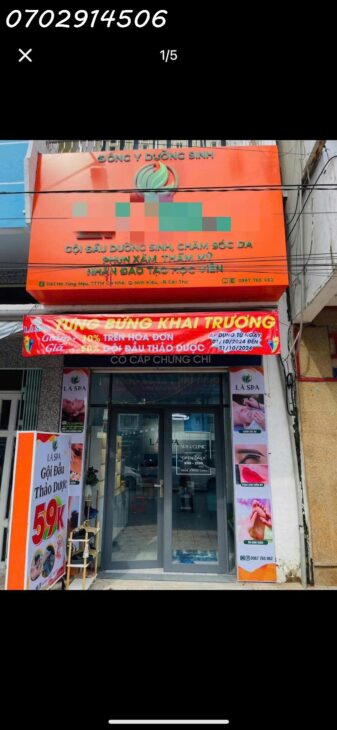 CẦN SANG NHƯỢNG LẠI SPA NGAY TTTM CÁI KHẾ