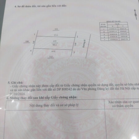 Bán Mảnh đất 99m2 trung tâm khu Công Nghệ Cao Hoà Lạc
