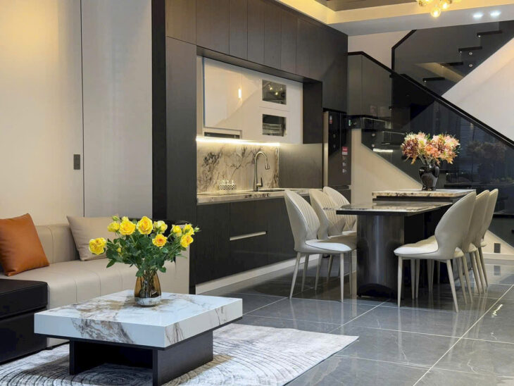 NHÀ MỚI 3 TẦNG MẶT TIỀN ĐẸP – 4 PHÒNG NGỦ – GIÁ CHỈ 7.45 TỶ – TT VIP HÒA XUÂN