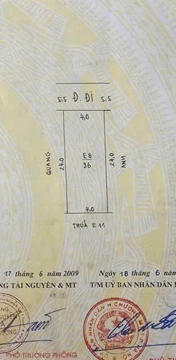 SÔC-BÁN LÔ ĐẤT ĐẸP XÃ HOÀNG VĂN THỤ, CHƯƠNG MỸ-96M-GIÁ 1.82 TỶ