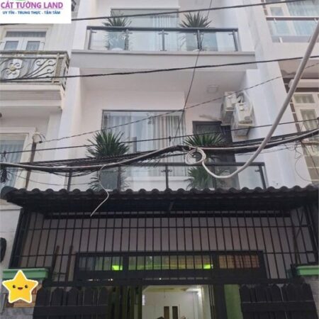 Bán nhà riêng 4x13m, 3 tầng. HXH thông Phan Huy Ích, Ngay Trường TH Tây Sơn