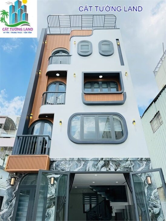 Nhà mới 5 tầng Full nội thất (5.5x15m), tại Phan Huy Ích, Phường 12. Giá chỉ 7.2 tỷ