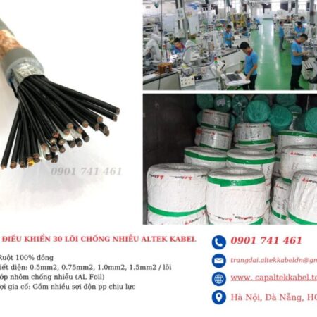 Ứng dụng thực tế cáp điều khiển 30 lõi Altek Kabel Ứng dụng thực tế cáp điều khiển 30 lõi Altek Kabel