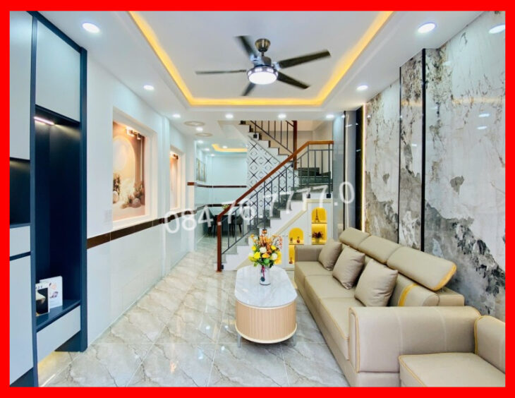 BÁN NHÀ HXH 4 TẦNG, 4PN, 4WC – QUANG TRUNG, GÒ VẤP – 5.7 TỶ – 33M2 – NHÀ MỚI ĐẸP – LIỀN KỀ TIỆN ÍCH