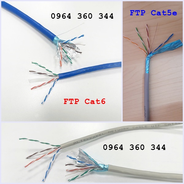Cáp mạng Lan Cat6 UTP/FTP Altek Kabel