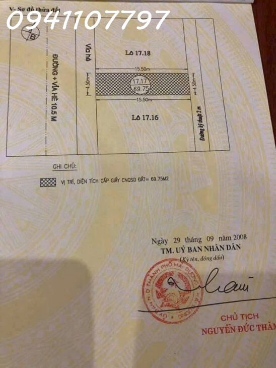 Bán đất đẹp dự án Vạn Lộc Tứ Minh, Hải Dương nhìn vườn hoa
