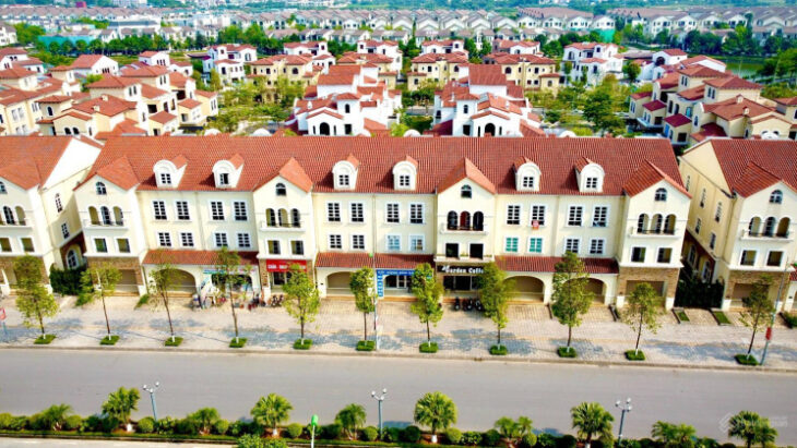 【BÁN GẤP】Shophouse Góc 2 Mặt Đường 210m² Vista Lago Nam An Khánh – Giá 4x Tỷ
