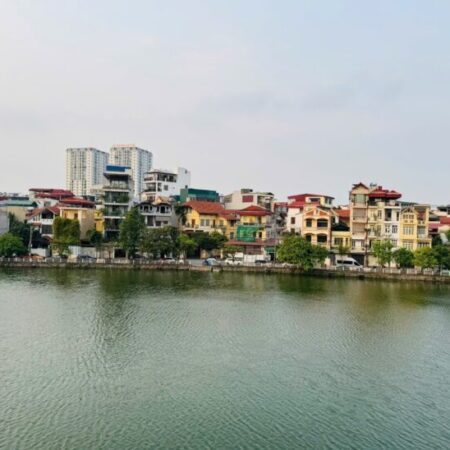 BÁN NHÀ BỒ ĐỀ 21 tỷ 82m VIEW HỒ KINH DOANH Ở PHÙ HỢP,LONG BIÊN HÀ NỘI