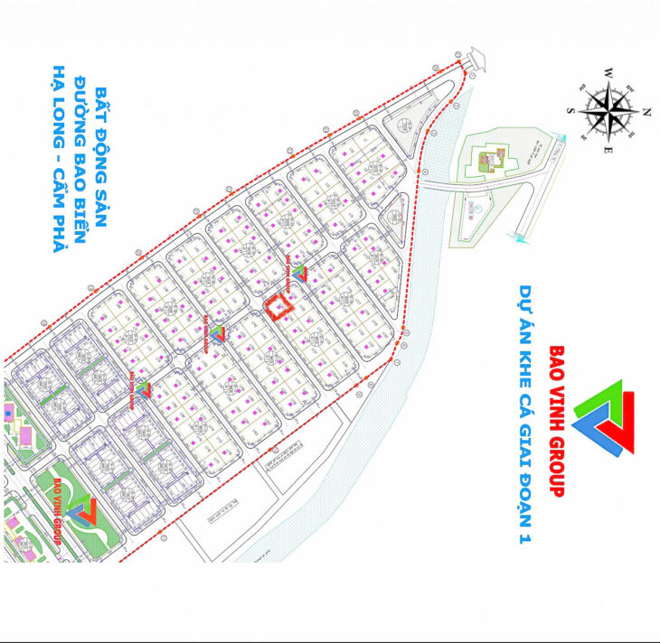 Lô góc 298m² Biệt Thự Dự Án Le Emera – Núi Béo Khe Cá, TP Hạ Long Lô Đẹp, Vị Trí Trung Tâm