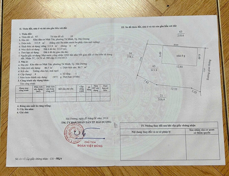 Bán dãy trọ 36 phòng ởTứ Minh – thu nhập 50tr/tháng – gần KCN Đại An