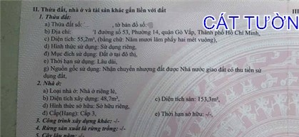 Bán nhà 4x14m, Hẻm 8m Đường Số 53, sát Kênh Tham Lương. Giá 7.2 tỷ TL