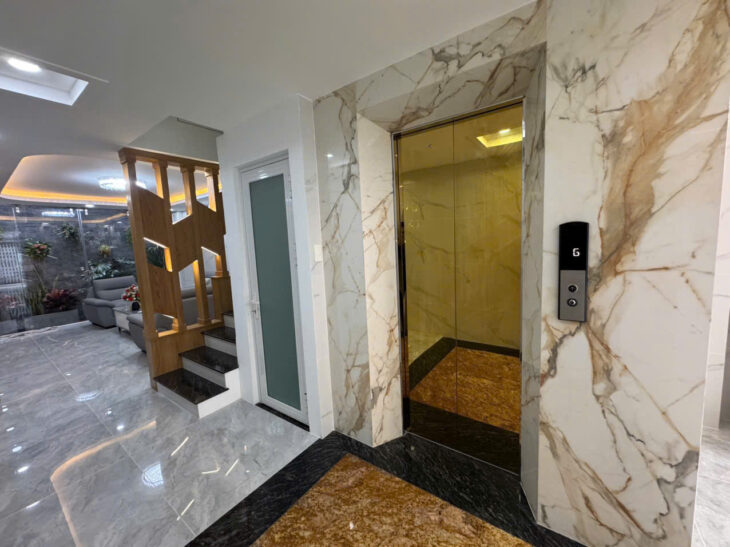 Bán nhà HXH 5 tầng mới đẹp lung linh Nguyễn Văn Khối 68m2 T.máy XỊN kế CV Làng Hoa 9.95 tỷ