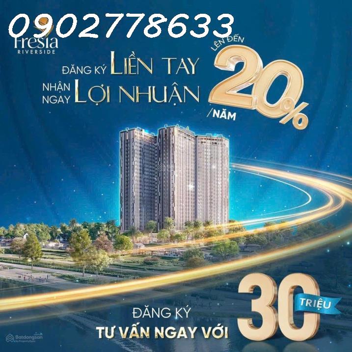Cần bán gấp căn hộ cao cấp Fresia Riverside – Chỉ 400 triệu sở hữu ngay căn hộ cao cấp view sông