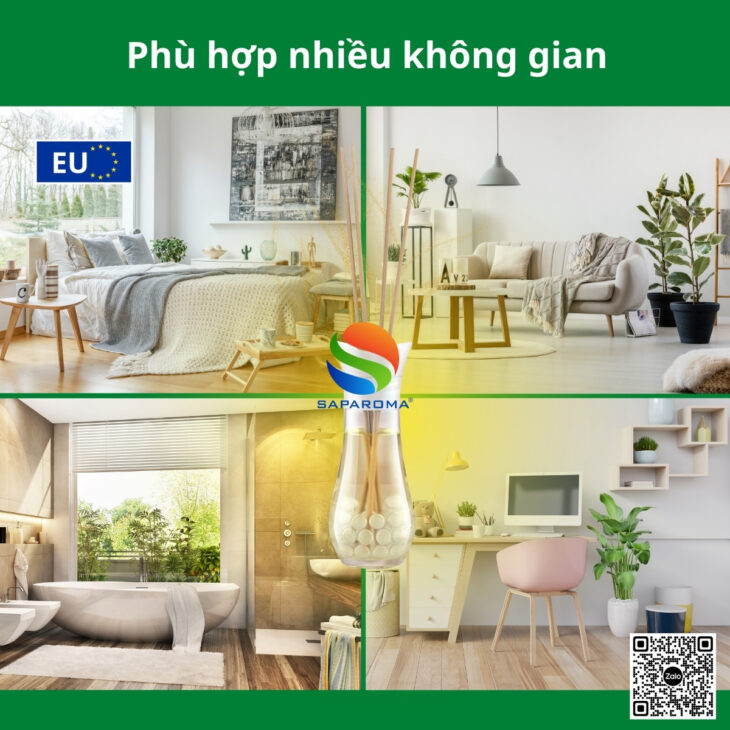Tinh dầu khuếch tán que mây Air Wick 25ml thơm phòng, thư giãn, nhập khẩu Châu Âu