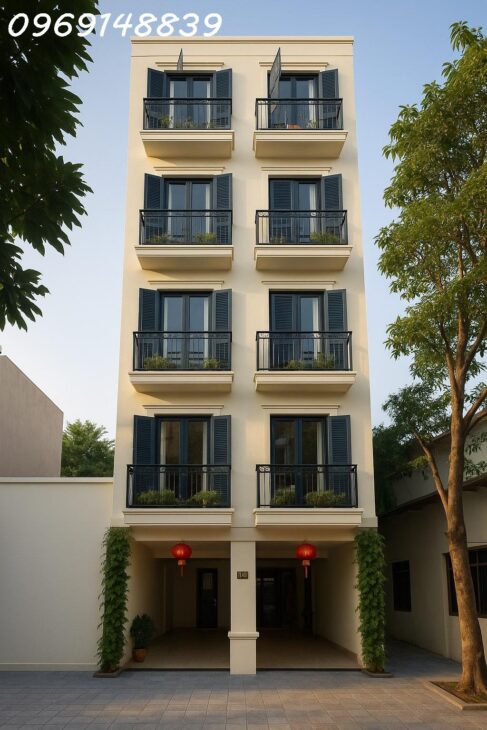 Tòa nhà văn phòng mới xây – Hầm 6 tầng thang máy – Vị trí đắc địa