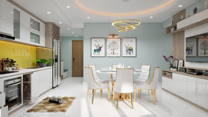 Căn Hộ Cosmo City Mặt Tiền Đường Nguyễn Thị Thập Quận 7 Giá 2.8ty 2PN.