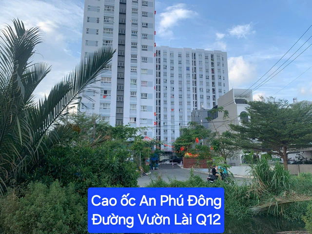 Bán đất cách mặt tiền 30m vươn lài phường an phú đông q12, sổ vuông nở hậu, cho phép xây nhà 4