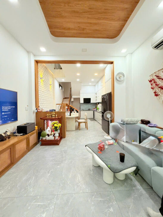 BÁN NHÀ HXH BA THÁNG HAI – 56m2 – 5 TẦNG – NHÀ MỚI BAO ĐẸP, LH:0908728638