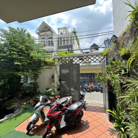 Nhà Mới 4Tầng Cách mặt Tiền 15M Hẻm Thẳng Xe Hơi Sổ Vuông 60m2 Gía 13 Tỷ Thương Lượng