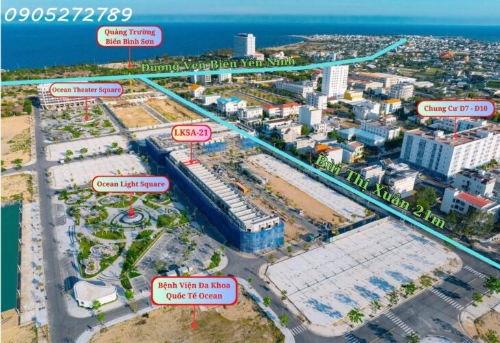 Cần bán căn shophouse Bình Sơn Ocean Park đối diện công viên, giá gốc chủ đầu tư