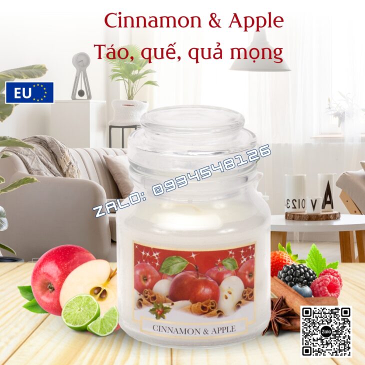 NẾN THƠM TINH DẦU BARTEK 130g, DECOR TRANG TRÍ, HỖ TRỢ KHỬ MÙI, QUÀ TẶNG Ý NGHĨA, NHẬP KHẨU CHÂU ÂU