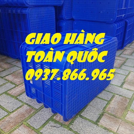 Địa chỉ mua sóng nhựa HS012, sọt nhựa rỗng kích thước 505*350*310mm