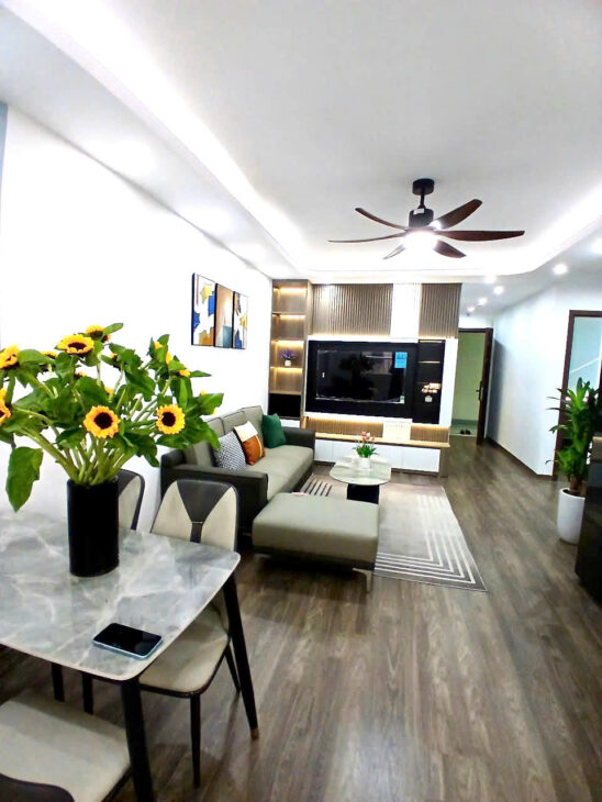 Căn hộ tầng thoáng 76m2 x 3 ngủ tại Linh Đàm, quận Hoàng Mai giá hạt rẻ