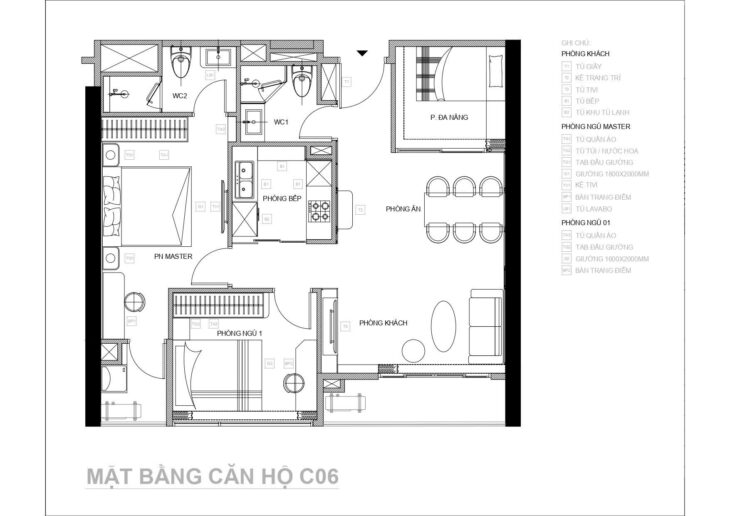 Căn hộ 2PN 65m² – Dòng sản phẩm sinh lời ổn định tại trung tâm Hà Đông