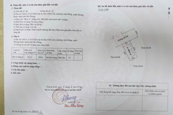 Biệt thự Mê Linh – Anh Dũng, 180m 3 tầng, đường 10, Giá 10.7 tỉ, rẻ nhất thị trường