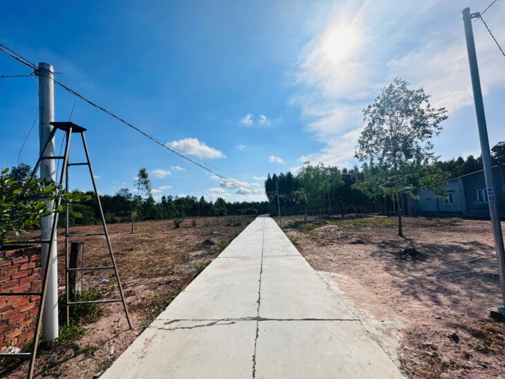 Chỉ 700 triệu sở hữu đất ONT 615m2 Tân Xuân – Hàm Tân bê tông 8m, sổ riêng