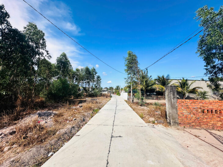 Chỉ 700 triệu sở hữu đất ONT 615m2 Tân Xuân – Hàm Tân bê tông 8m, sổ riêng