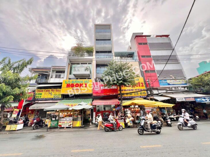 Bán Tòa nhà 6 Tầng góc 2 mt hẻm sát chợ Tân Mỹ Quận 7