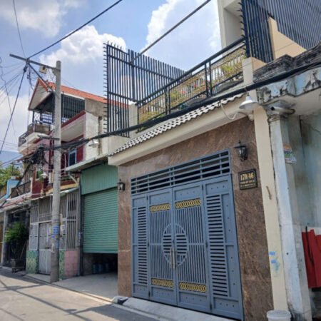 Bán nhà 68m2, 1PN, ngõ Trung Mỹ Tây Q12, 5 tỷ – Sổ Hồng, Đường 10m